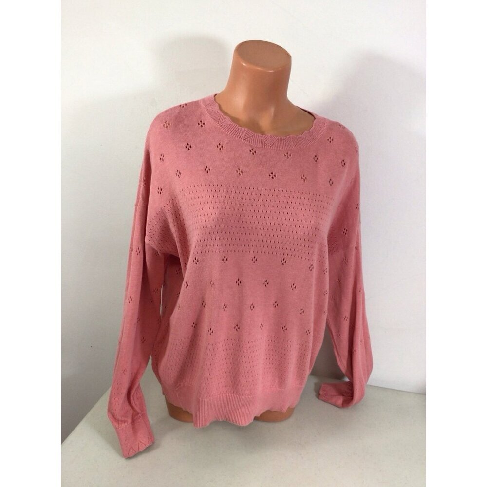 Lauren Conrad Pink Sweater Womens 2XL - Picture 6 of 7